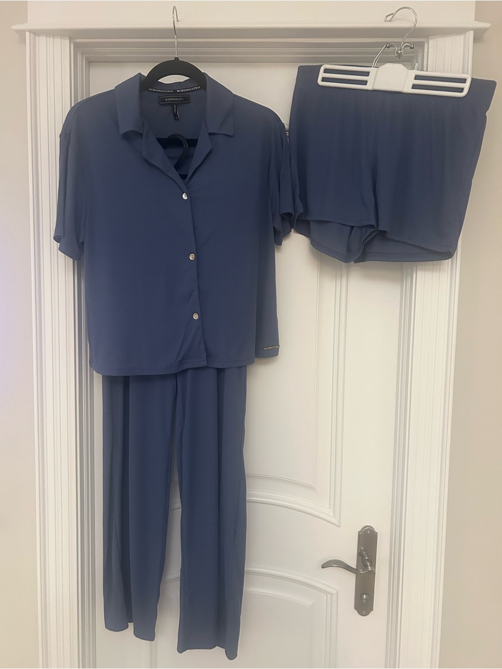 Sleeper Three-Piece Loungewear Set in Dusty Blue, never worn. Very soft fabric.
